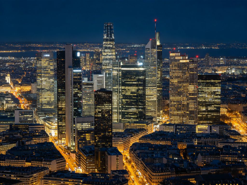 尼斯城市夜景